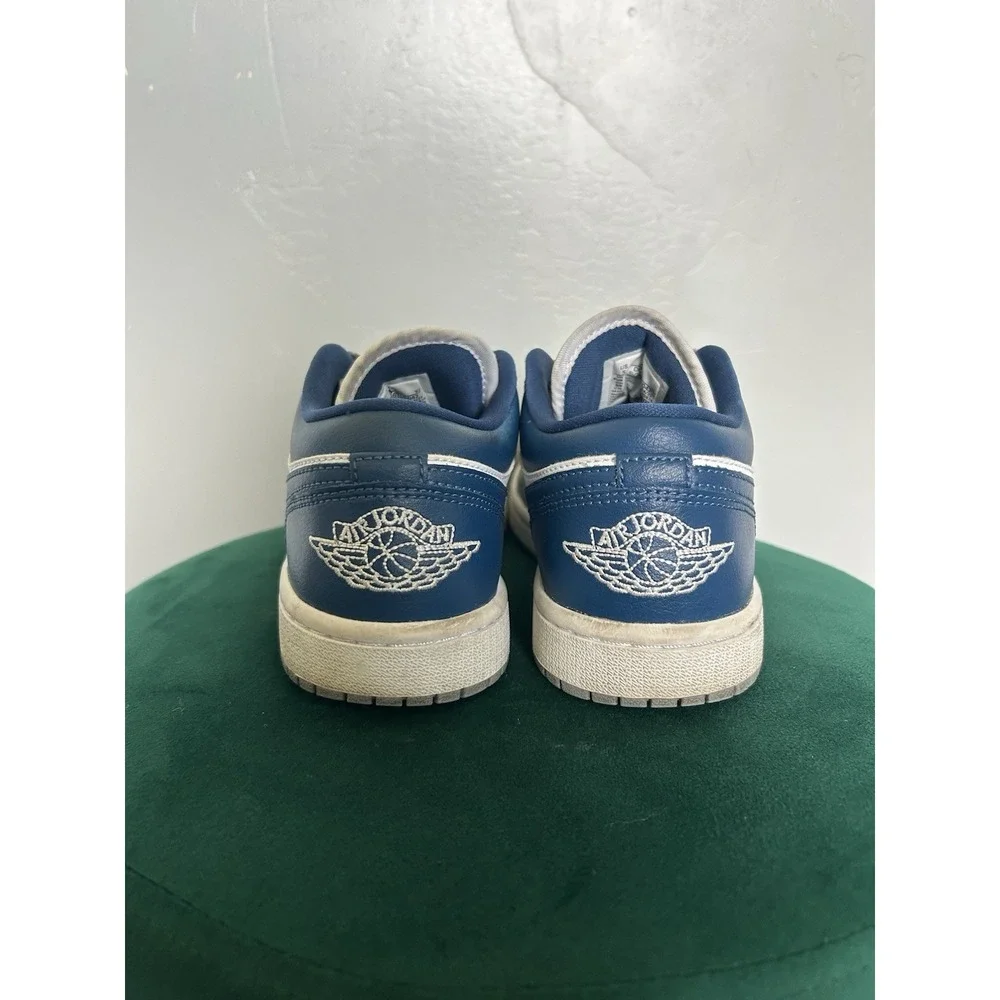 Nike Air Jordan 1 Low Stealth French Grey Blue DC0774-042 Mens Trainers Size 5